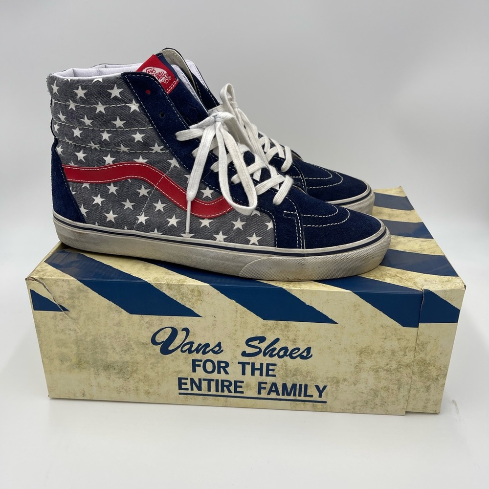 Vans Van Doren Sk8-Hi Reissue Stars & Stripes Size 11 Mens Shoes